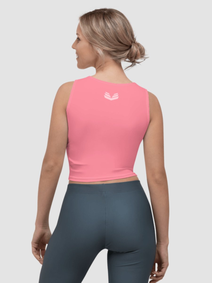 Signature Crop Top Tee - Flamingo Pink product image (4)