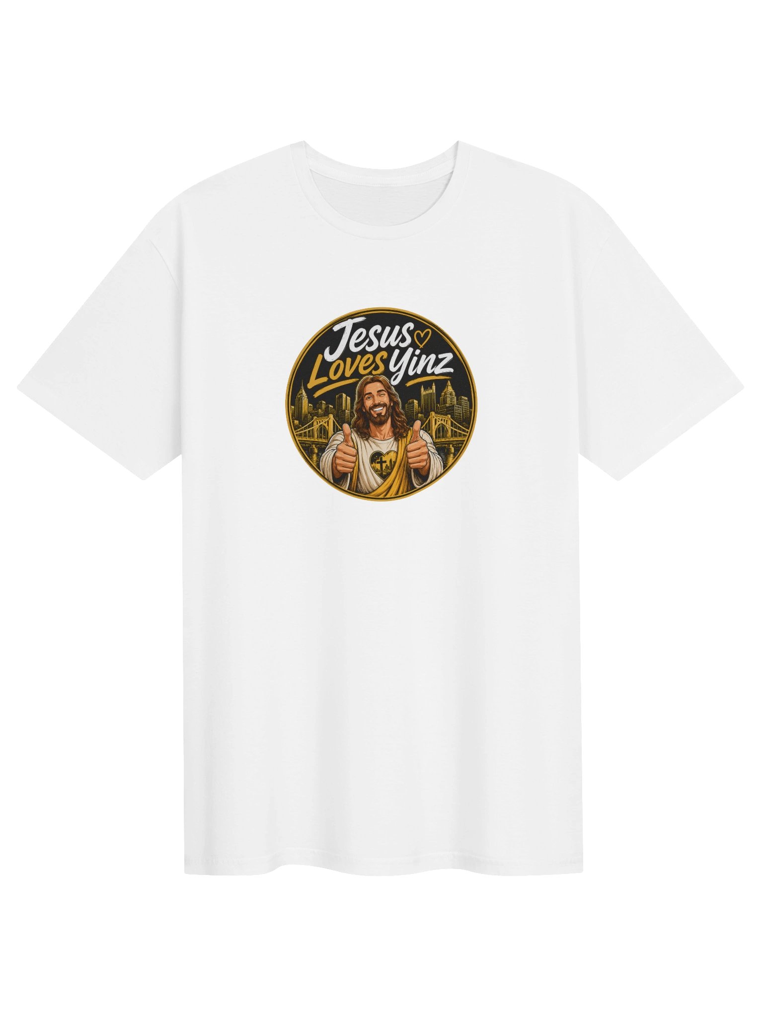 Jesus Loves Yinz Soft Unisex T product image (41)