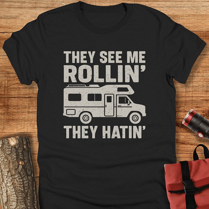 They see me rolling, RV camping t-shirt, Unisex product image (1)