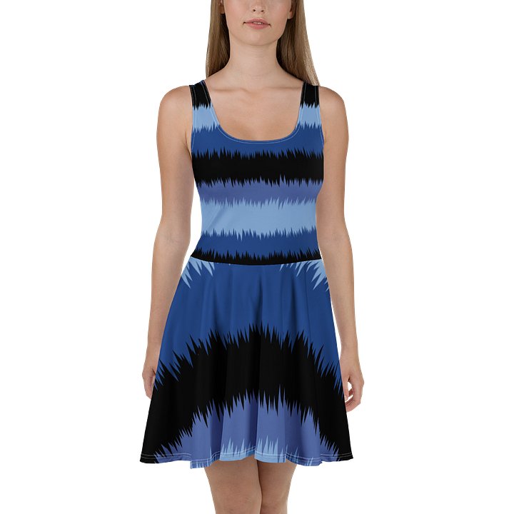 Sawtooth Blues Skater Dress product image (2)
