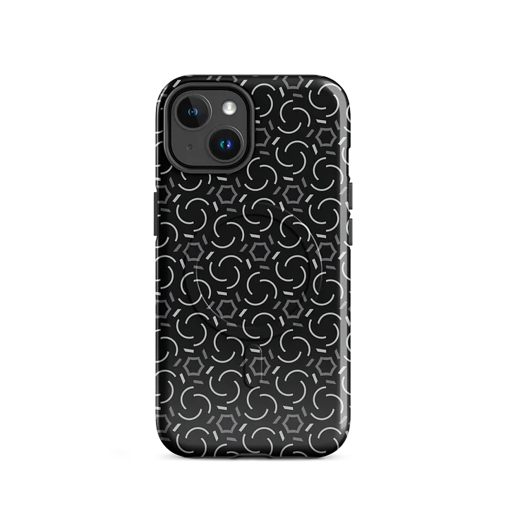 Smoke & Shadow iPhone 17 Tough MagSafe Case - Shockproof Dual-Layer Geometric Protective Cover product image (2)