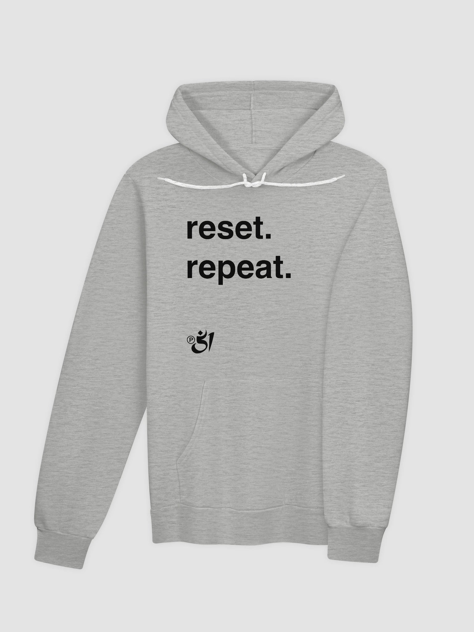 reset. repeat. hoodie product image (4)