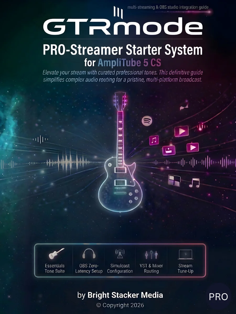 GTRmode: PRO-Streamer Starter System for AmpliTube 5 CS product image (1)
