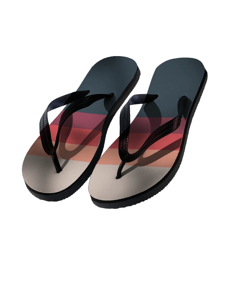Vibrant Gradient Flip-Flops product image (1)