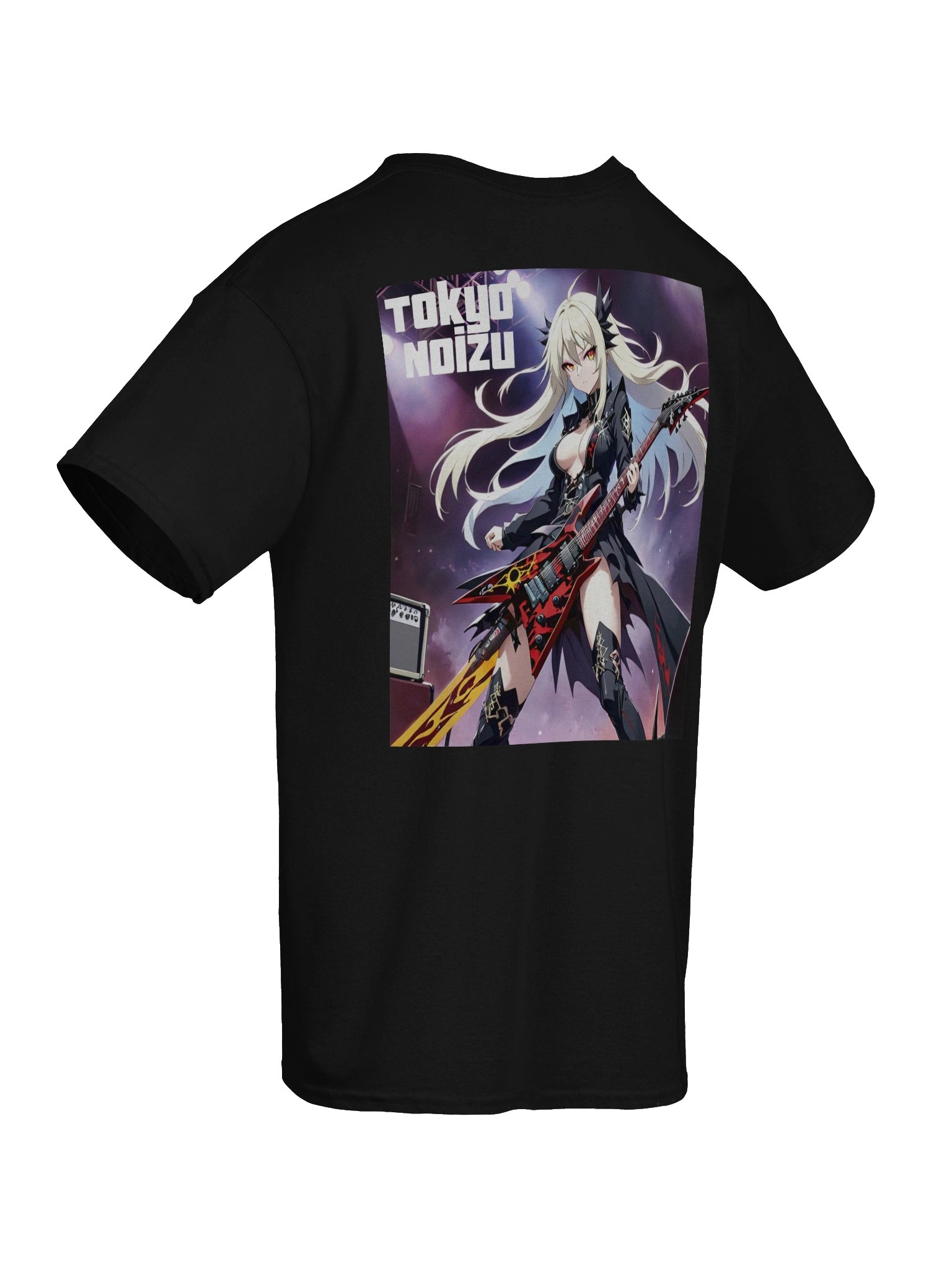 Japanese Anime Metal Guitarist Backprint product image (3)