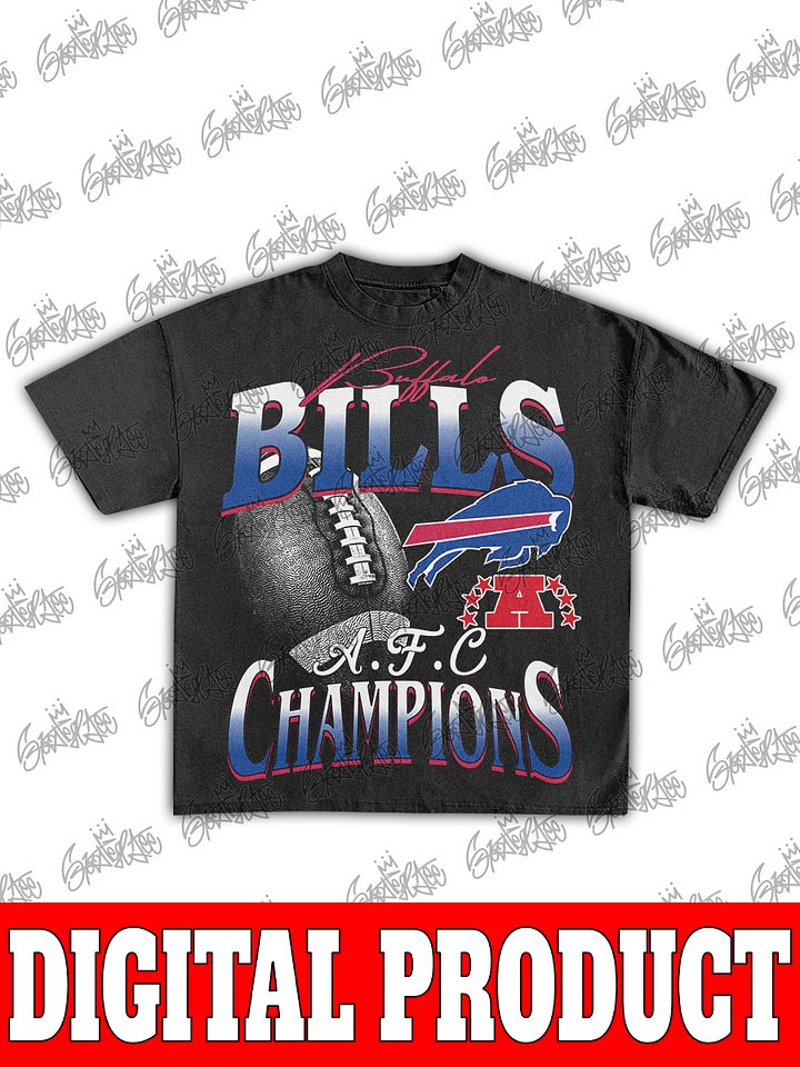Retro Buffalo Bills AFC Champions Graphic product image (1)