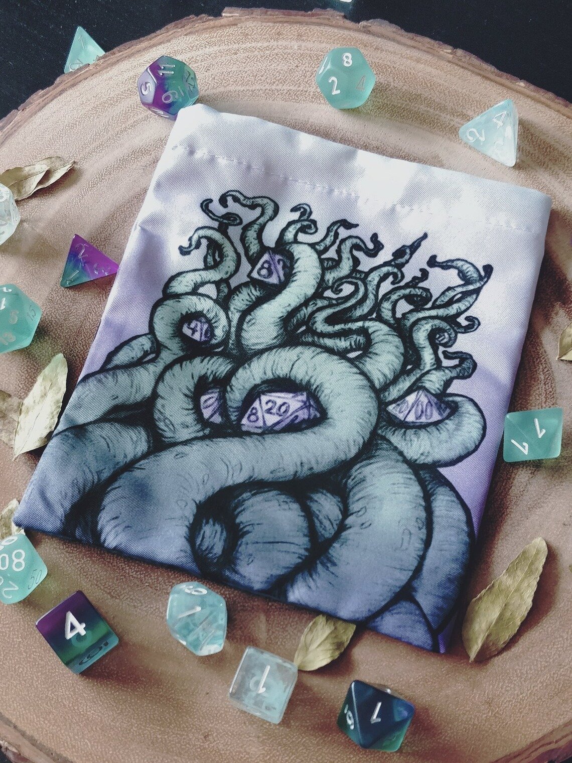 Cthulhu Has Your Dice - Drawstring Bags product image (2)