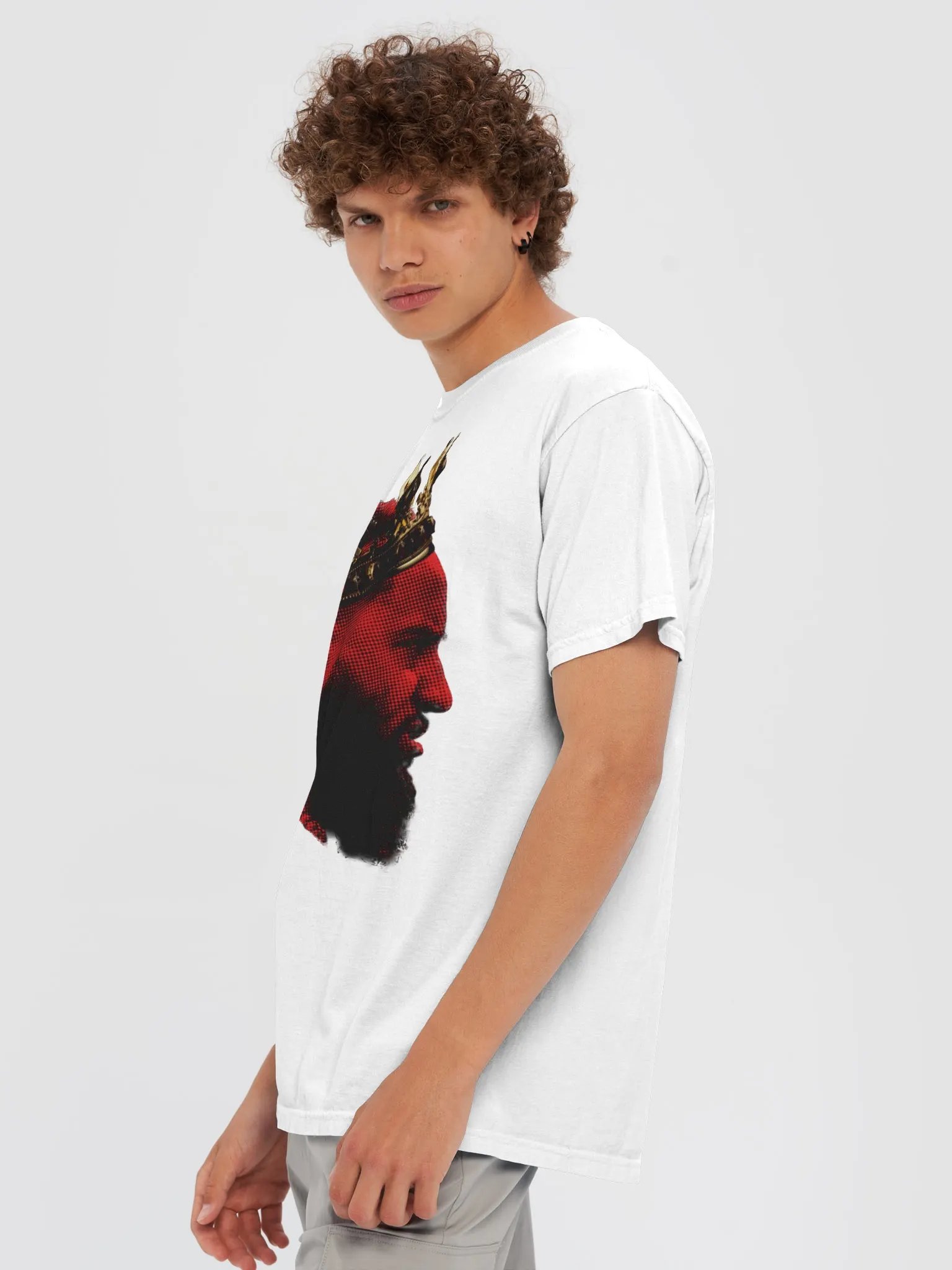 KING JIM TEE -- WHITE product image (6)