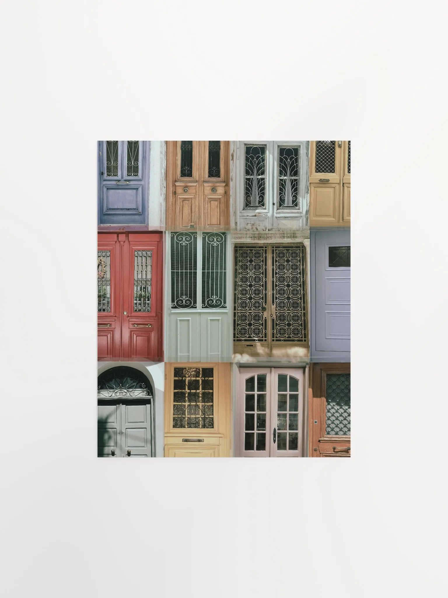 Greek Doors - Enhanced Matte Paper Poster product image (1)
