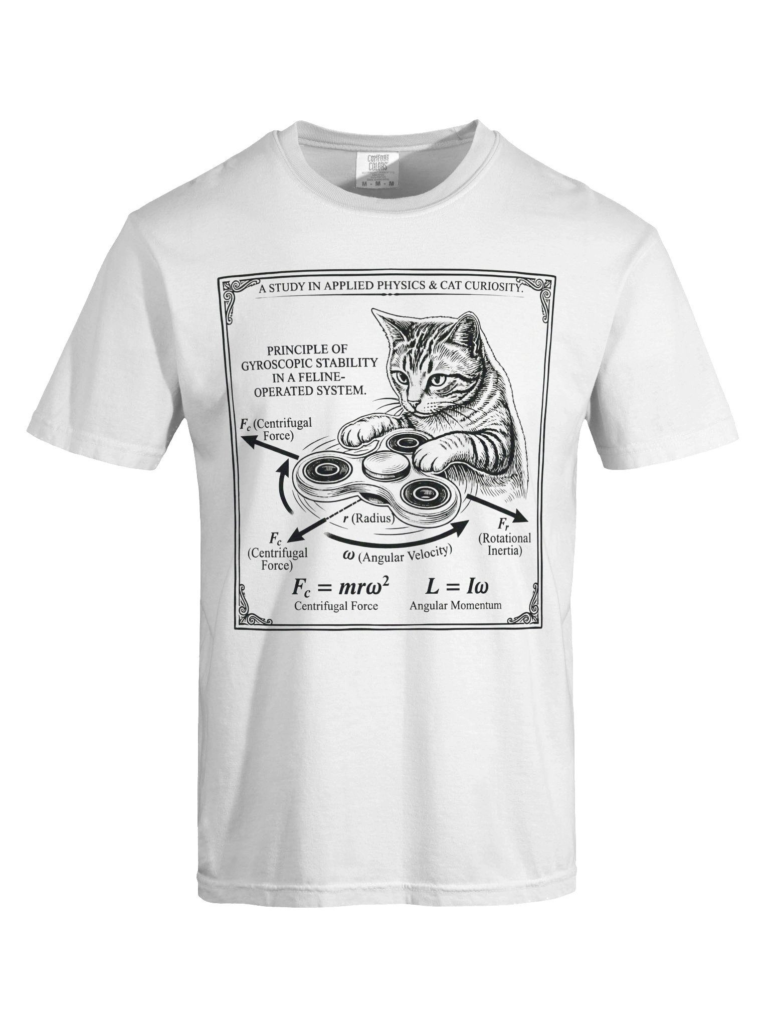 "Applied Cat Physics" Technical T-Shirt product image (3)