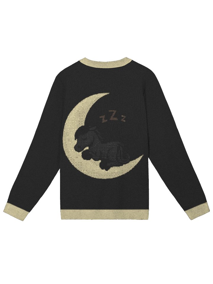 Sleepy Moon Knitted Crewneck Sweater Classic Fit product image (10)