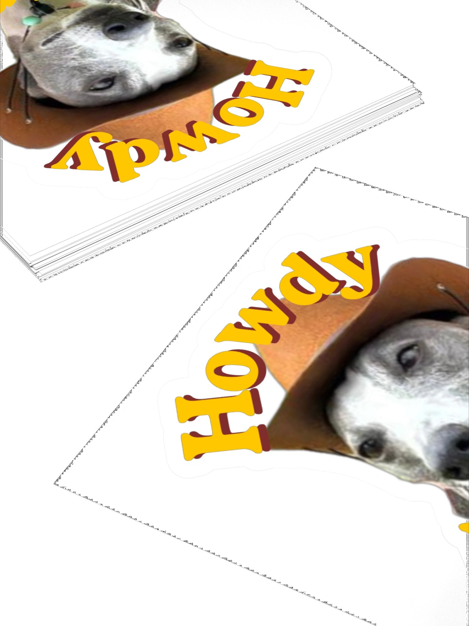 "Howdy Partner" Hervey sticker product image (4)