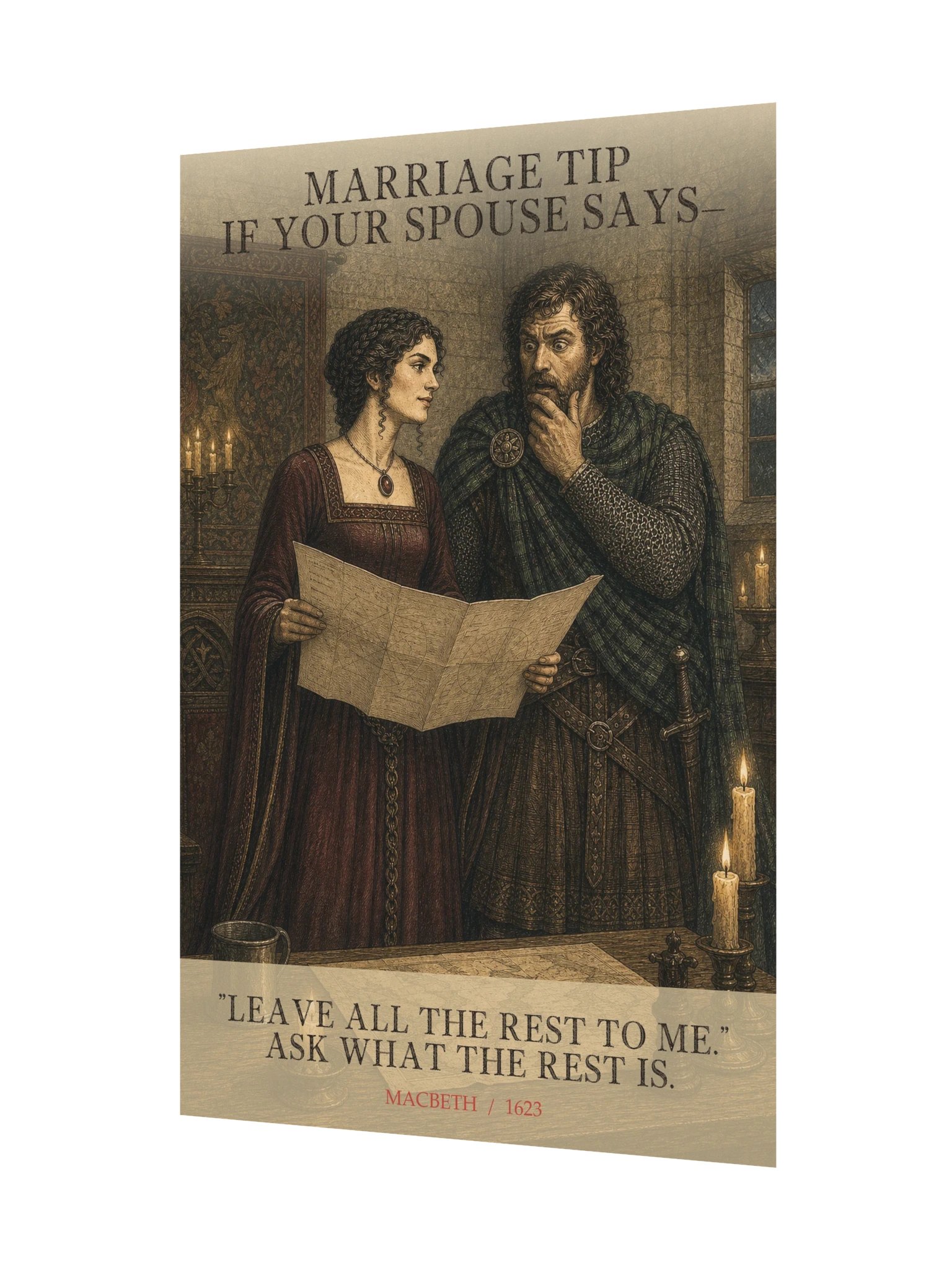 Marriage Tip -- Macbeth Art Print product image (11)