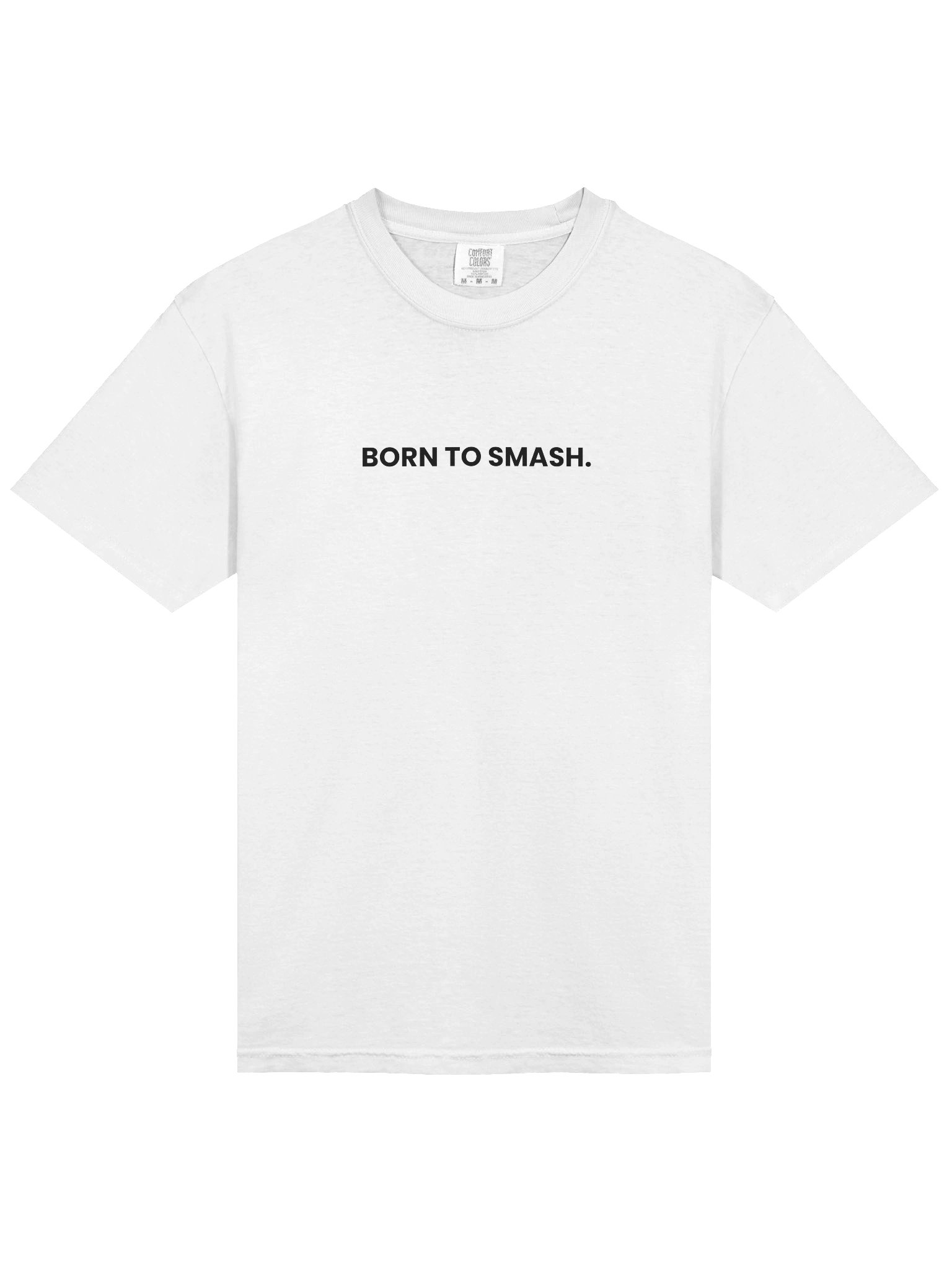Baddy Shirt | Born to Smash. - White product image (3)