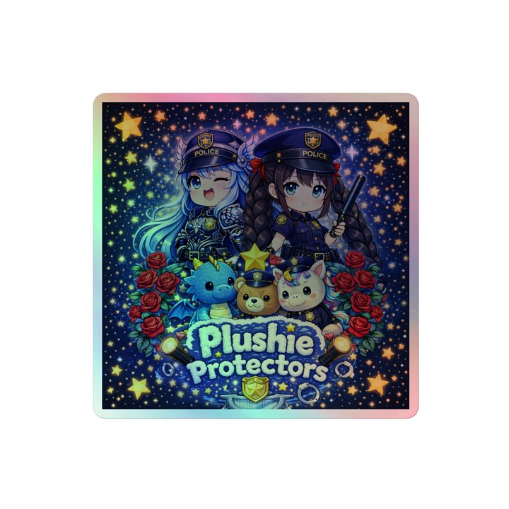 Plushie Protectors Holographic Sticker product image (2)