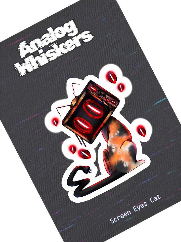 Analog Whiskers | Screen Eyes Cat product image (1)