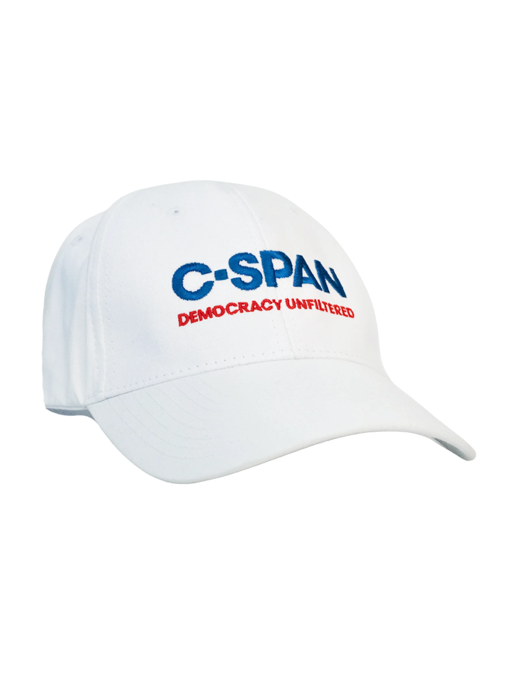 White Democracy Unfiltered Baseball Hat product image (1)