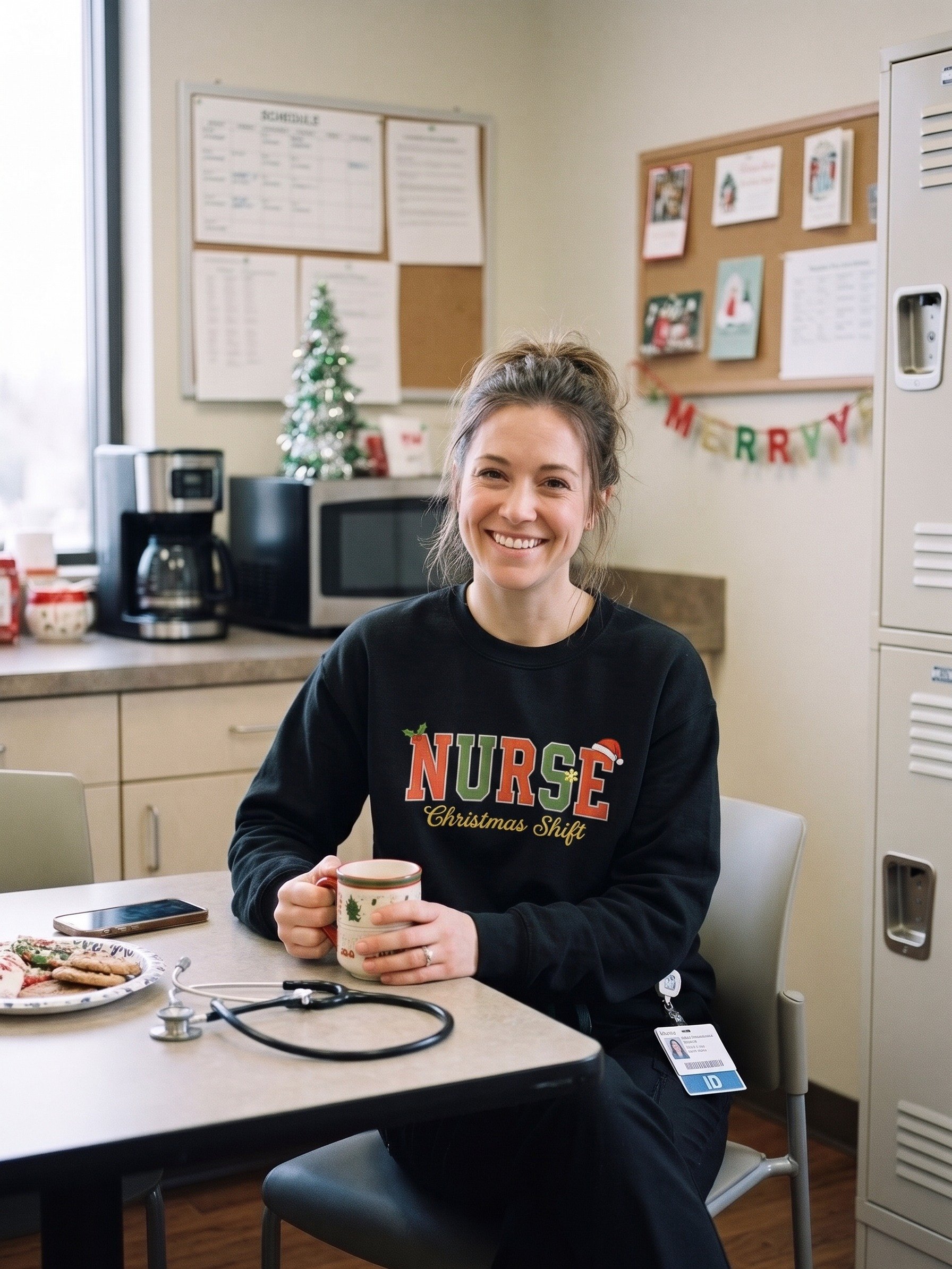 Nurse Christmas Sweatshirt | Christmas Shift Gift for Nurses product image (11)