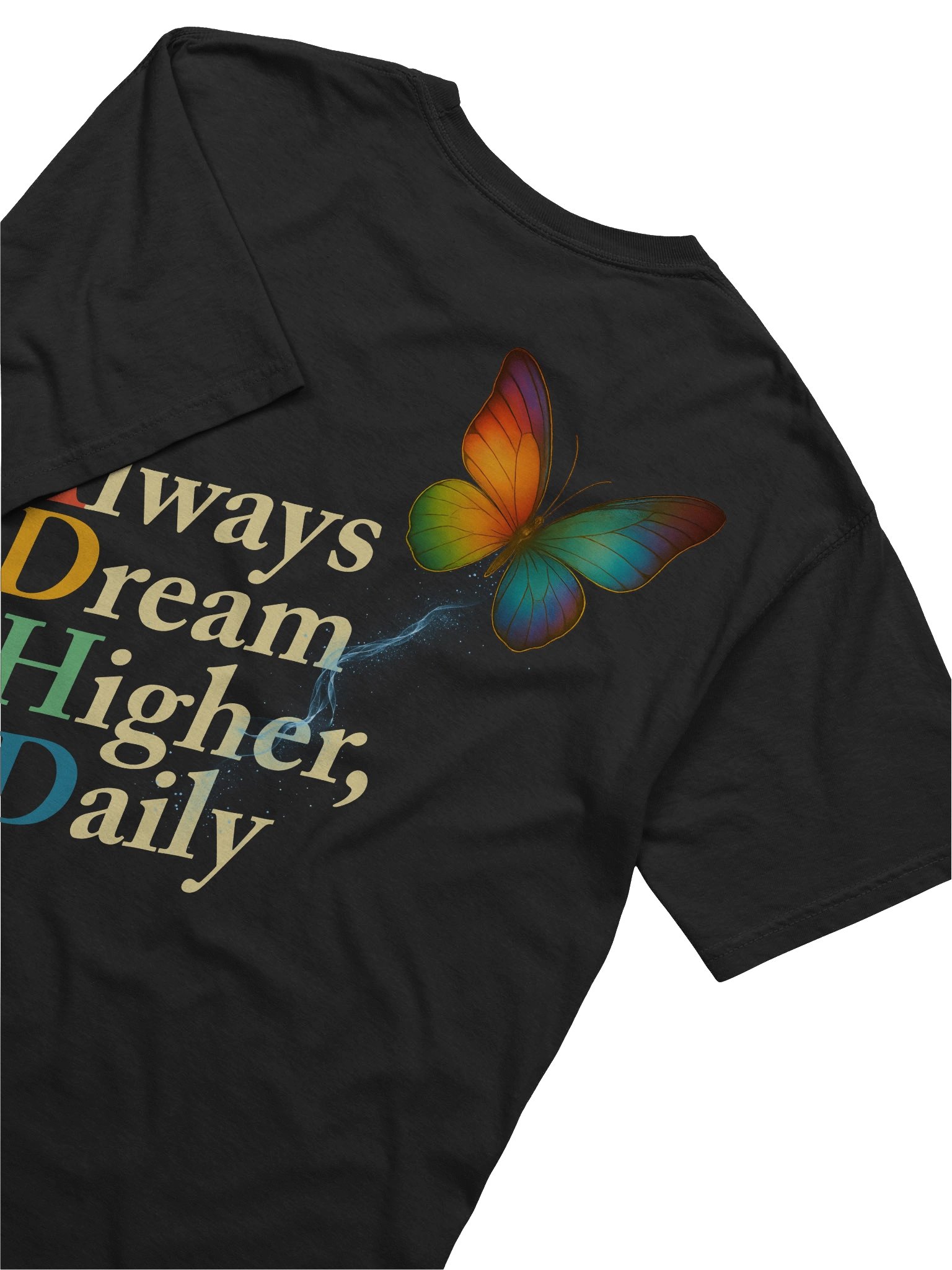 Always Dream Higher, Daily Butterfly Cotton Tee product image (47)