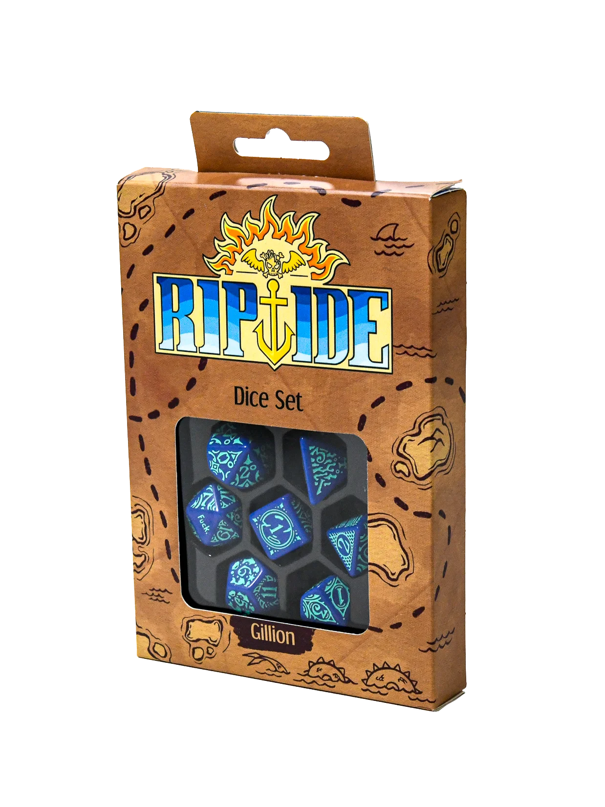 Gillion Dice Set 7pcs - Riptide Character Dice product image (1)