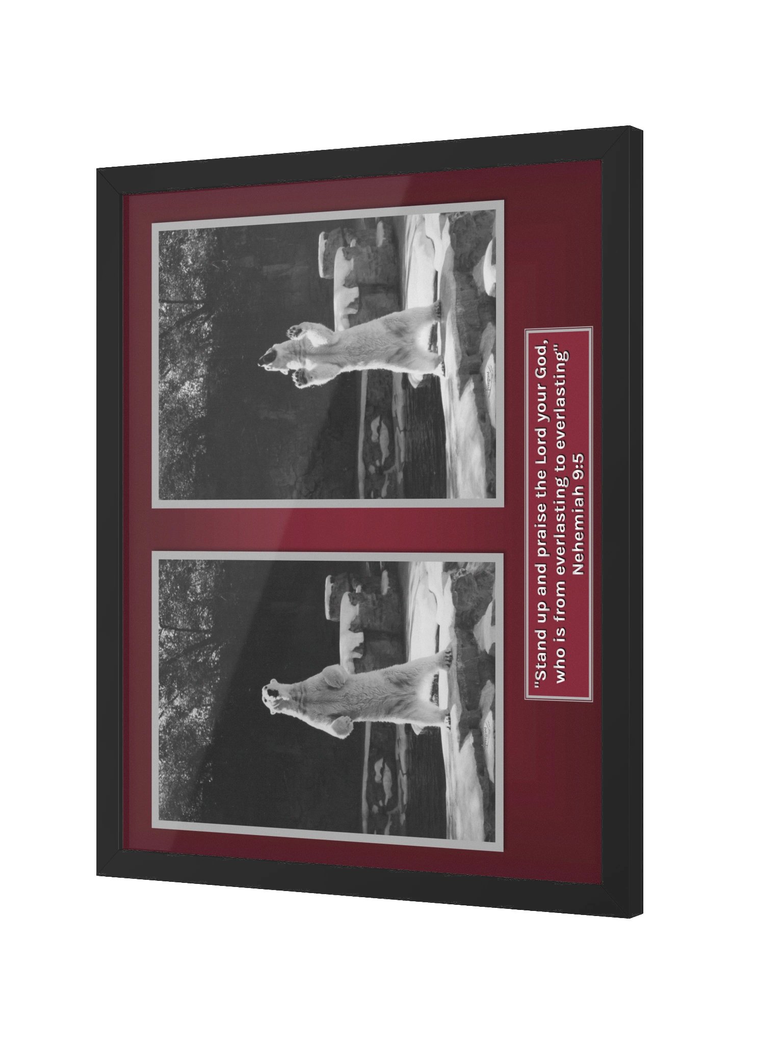 Vibrant Ayous Wood Framed Poster - Stand & Shout product image (3)
