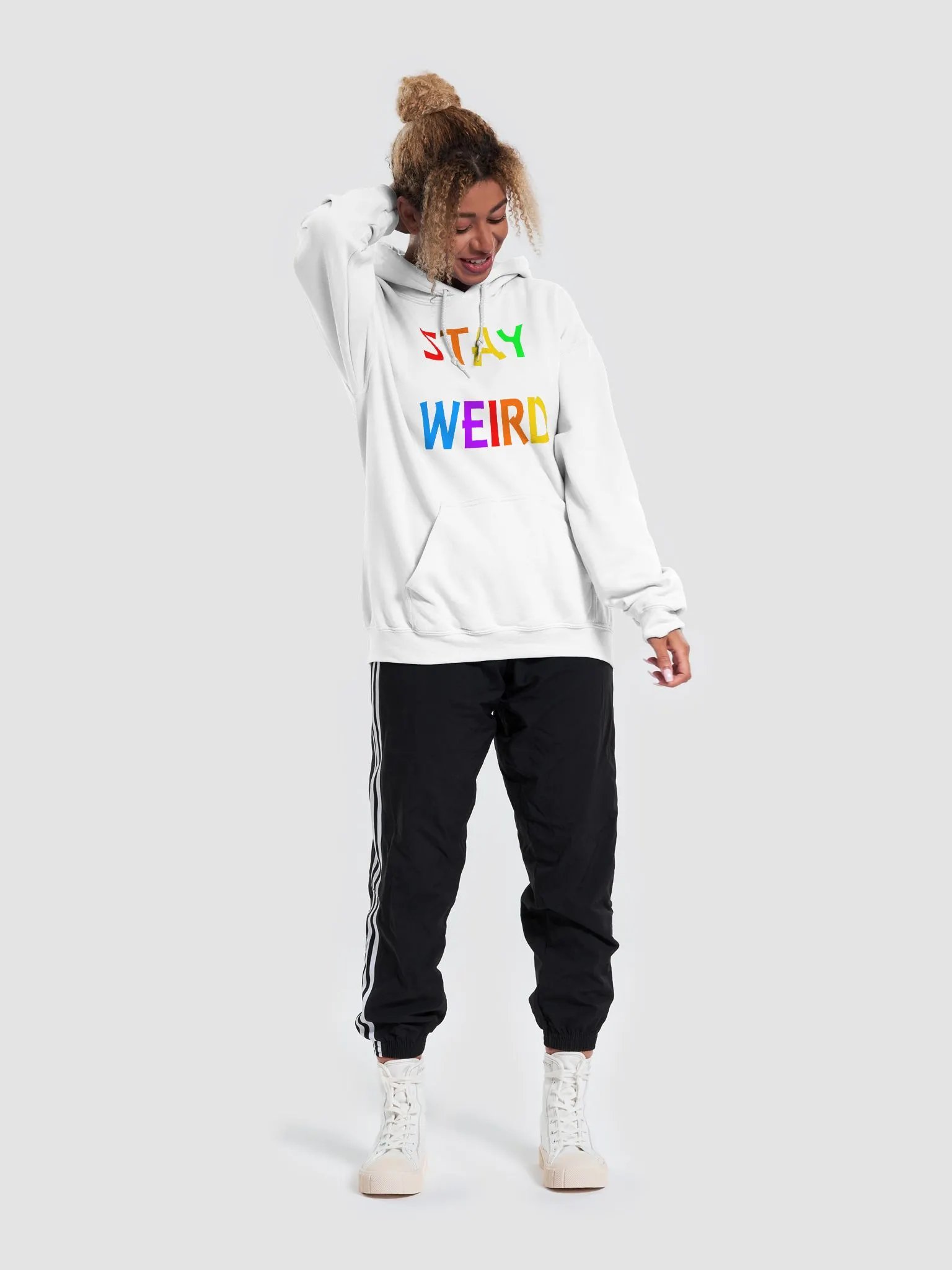 Stay Weird Rainbow - Hoodie product image (6)