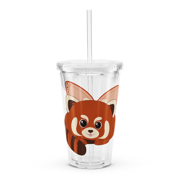 Wild Oddities Winged Red Panda Clear Tumbler product image (1)