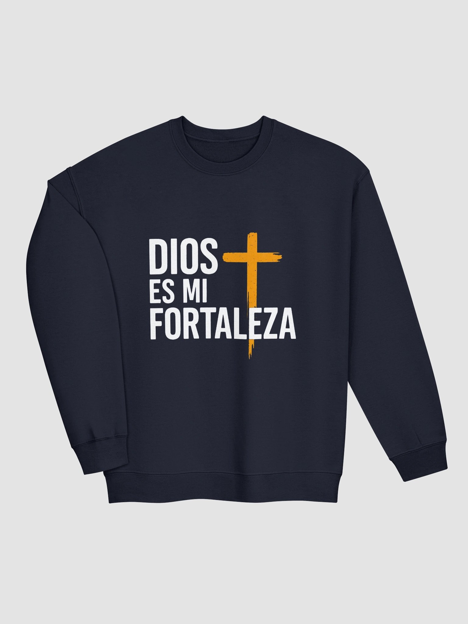 Sudadera Unisex Cuello Redondo | Dios es mi Fortaleza product image (11)