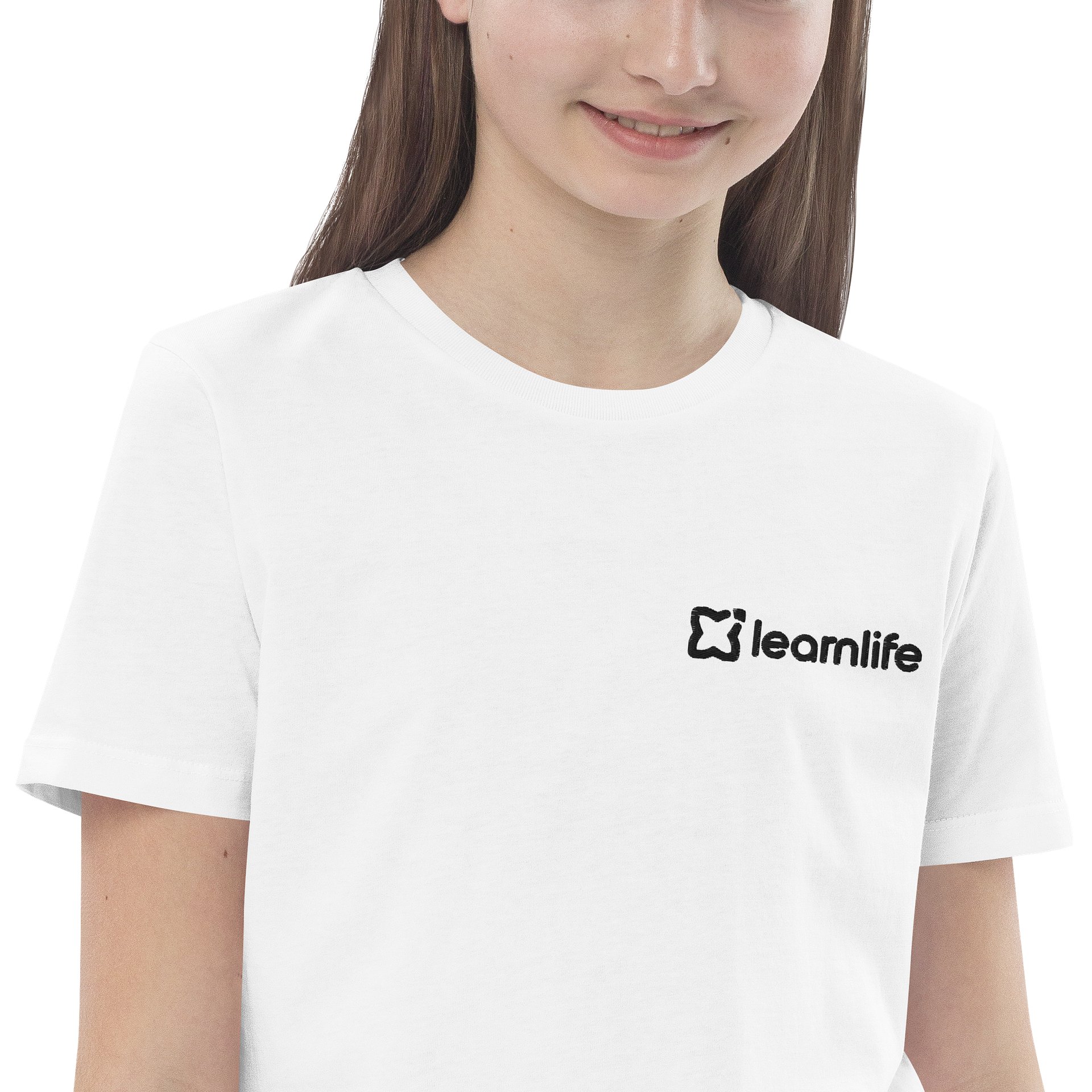 Kids Tee - Organic Embroidered - Black Logo product image (4)
