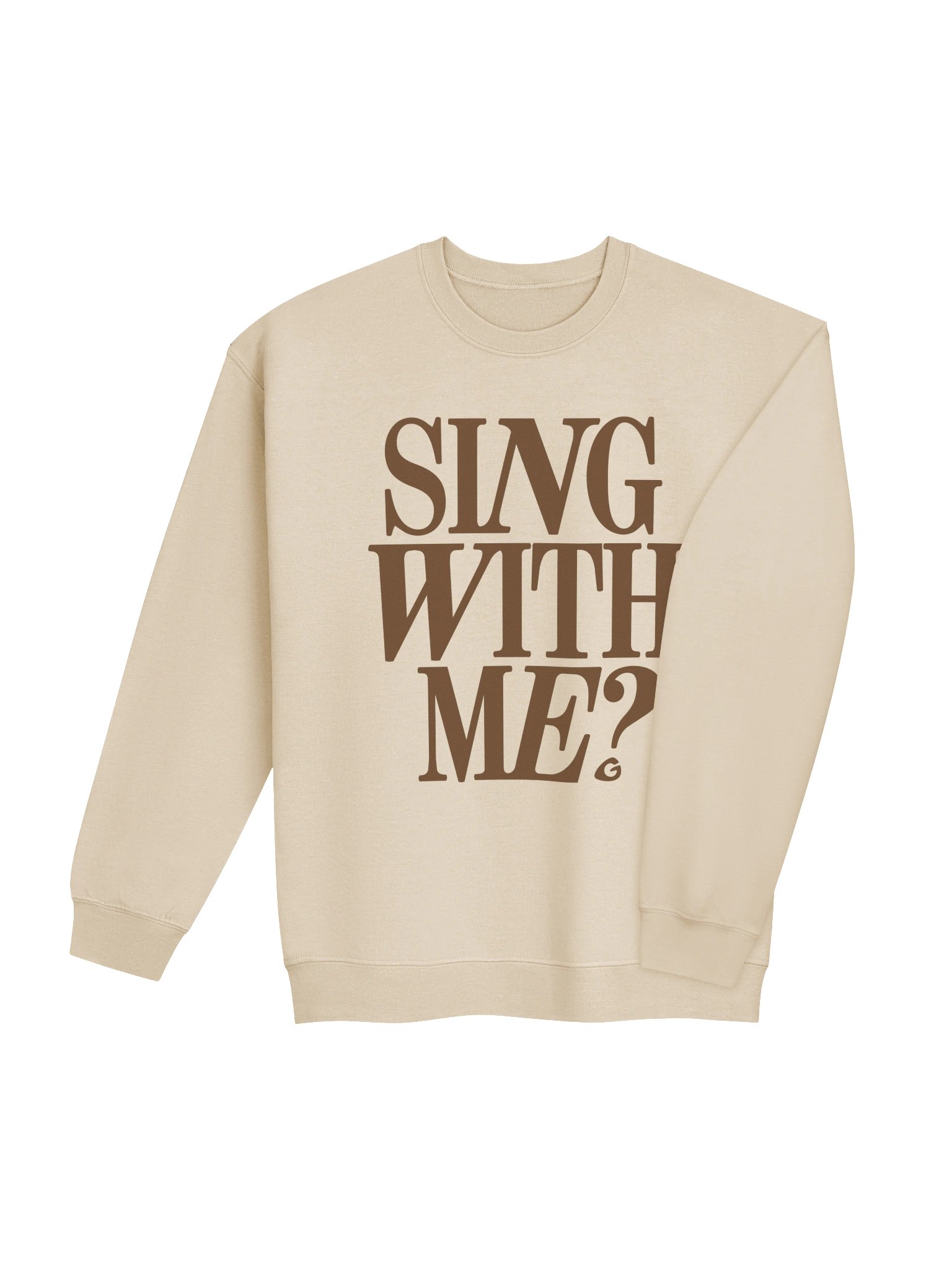 Sing With Me Crewneck — Neutrals product image (4)