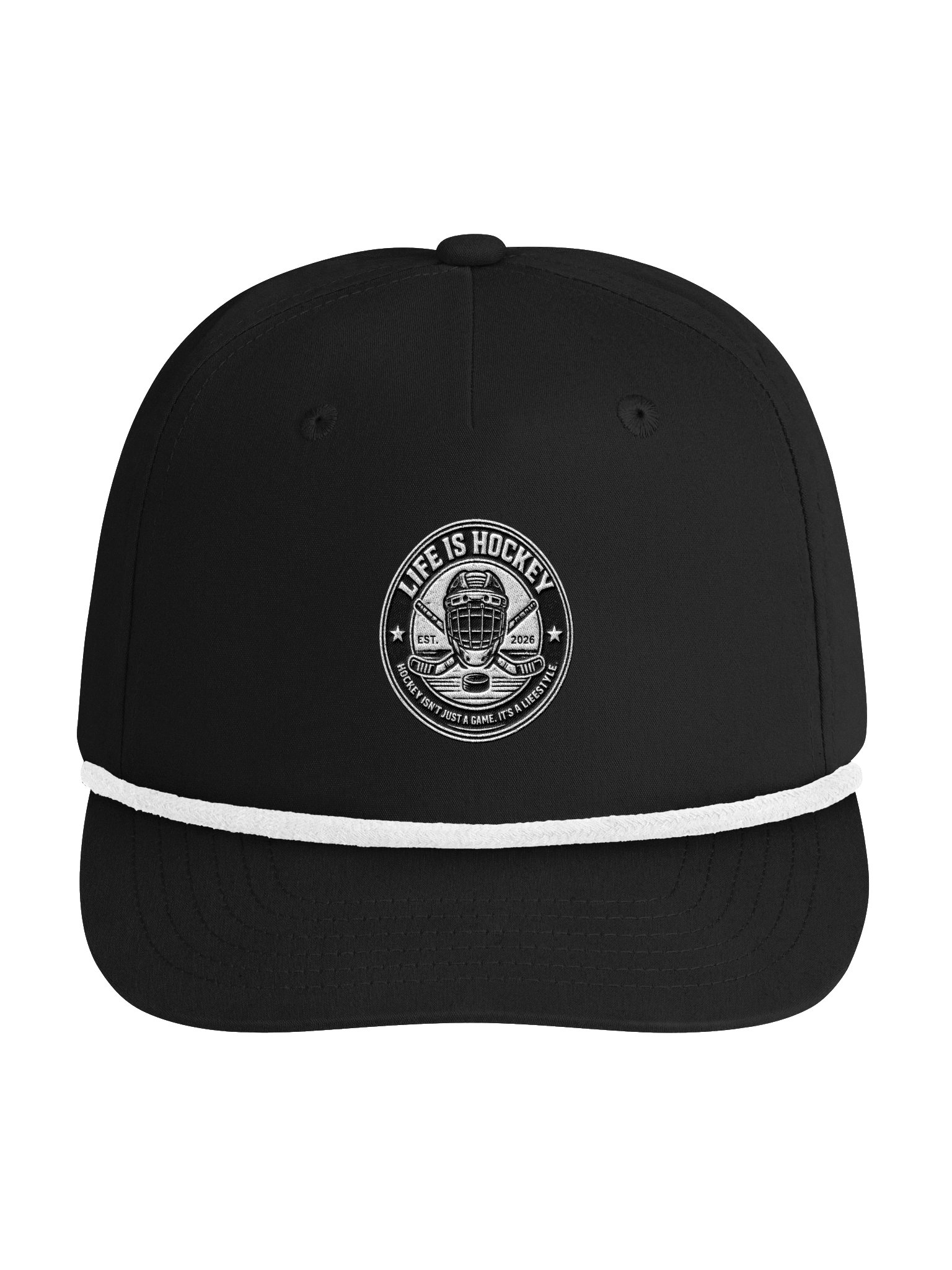 Life Is Hockey Golf Rope Hat product image (1)