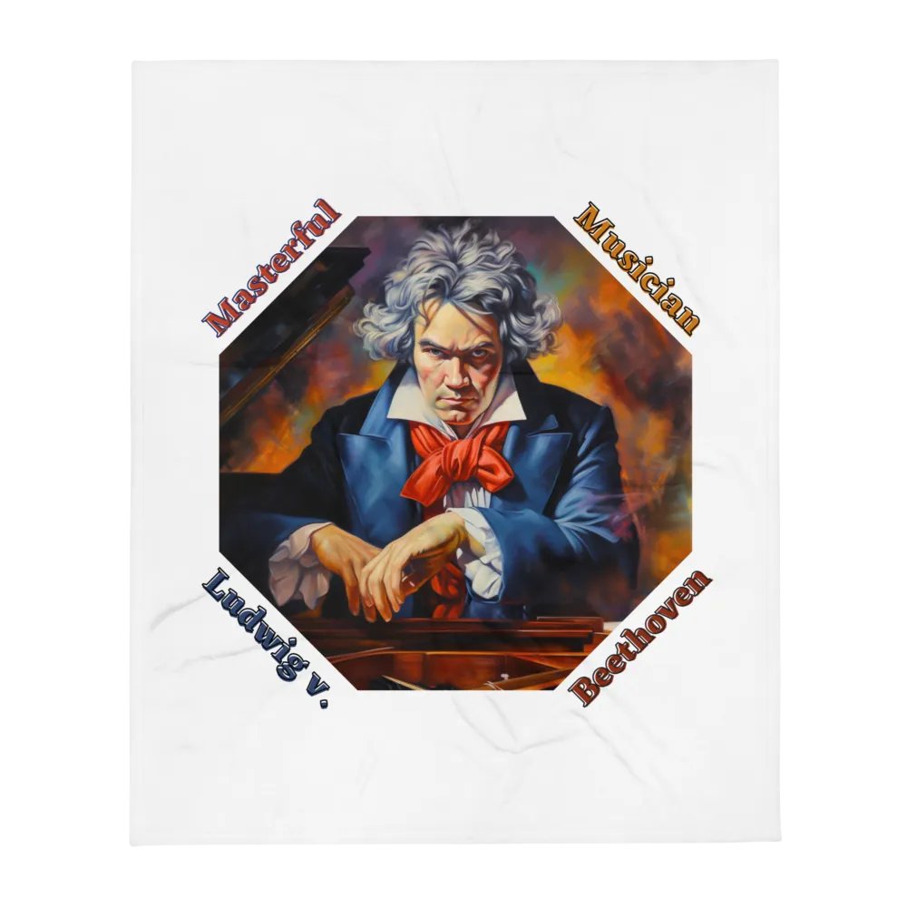 Ludwig van Beethoven - Masterful Musician | Blanket product image (1)