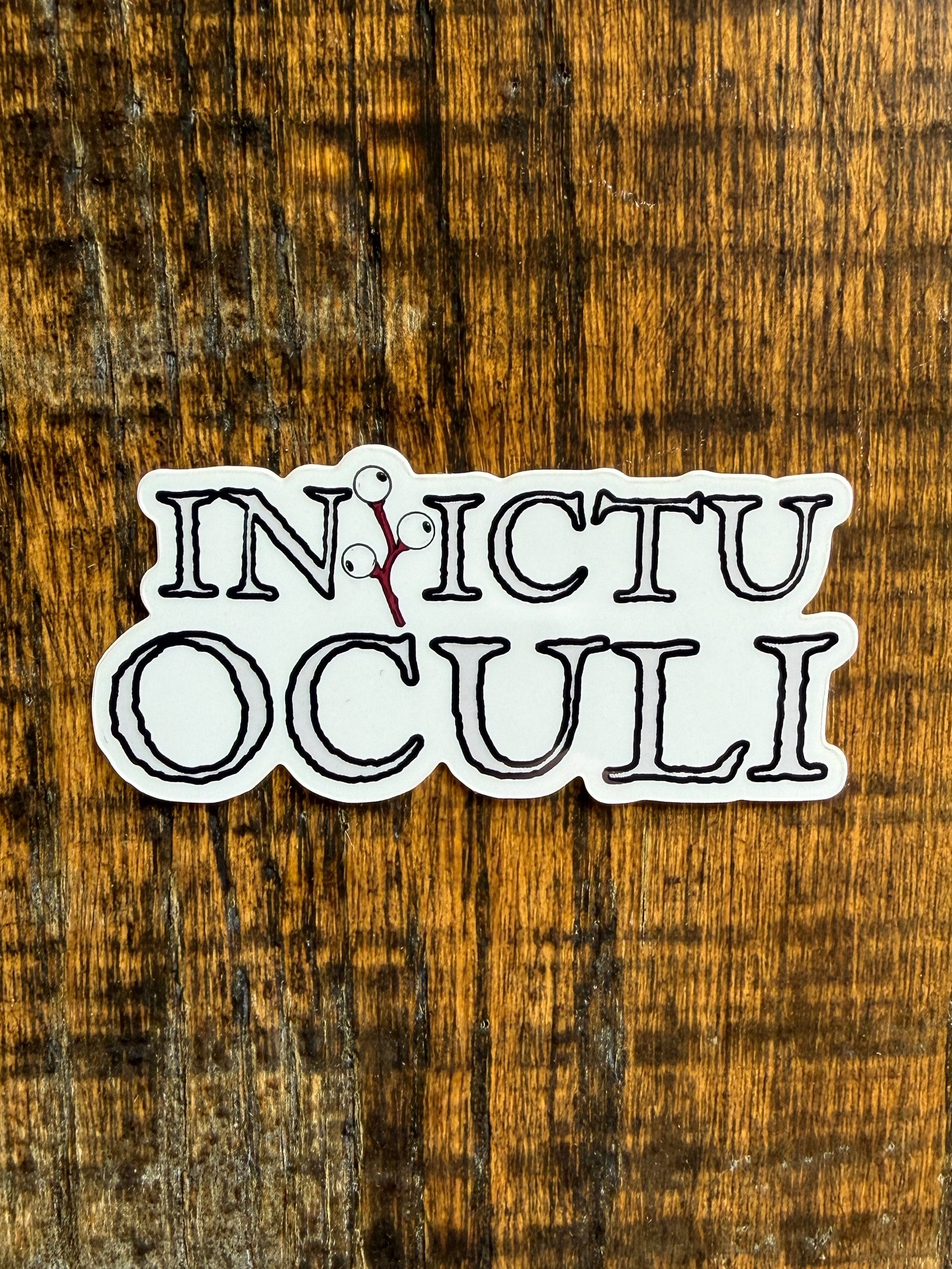 Don’t Blink ~ In Ictu Oculi Sticker product image (1)