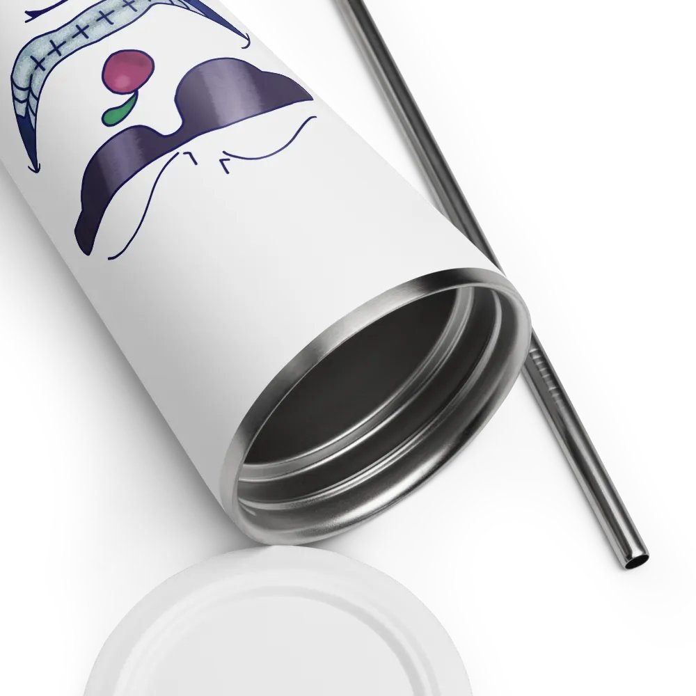 'Cweemy Face V2' - Tumbler With Straw product image (12)