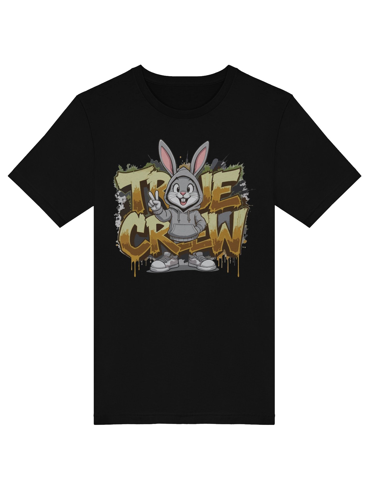 Peaceful Rabbit Hoodie T-Shirt - Unisex T-Shirt – Premium Printed T-Shirt for Everyday Casual & Streetwear product image (5)