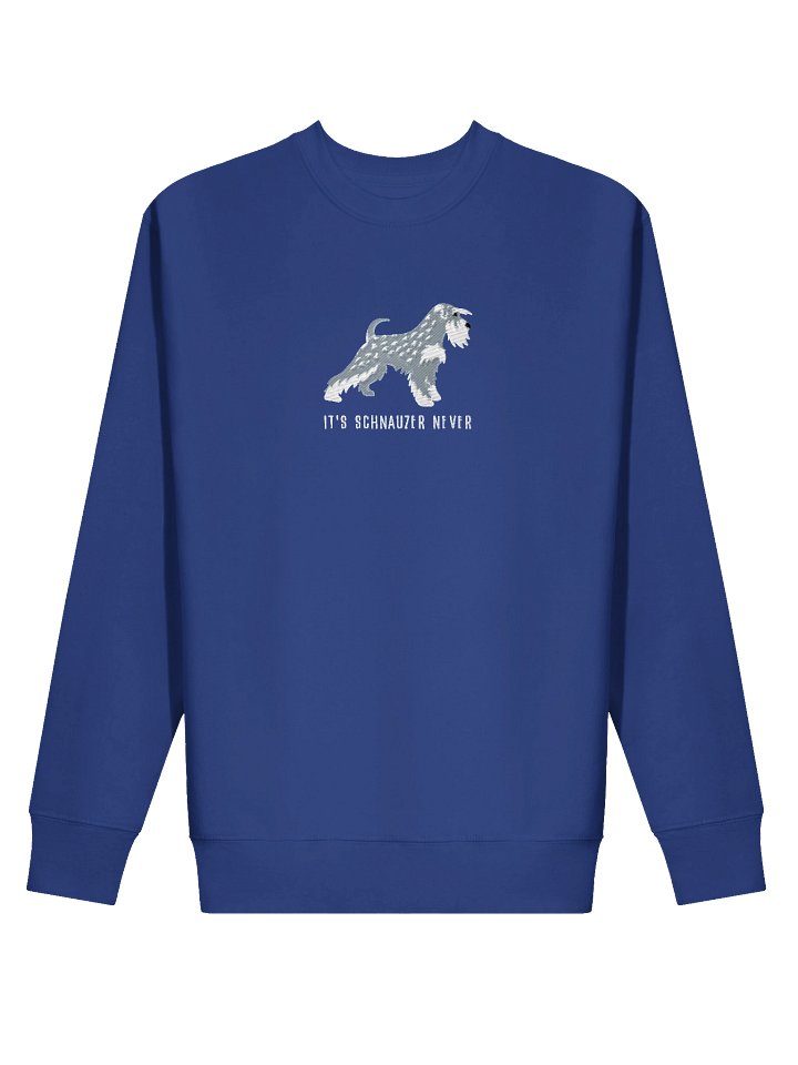 It's Schnauzer Never Sweatshirt (Embroidered) of a Miniature Schnauzer(Salt & Pepper) product image (16)
