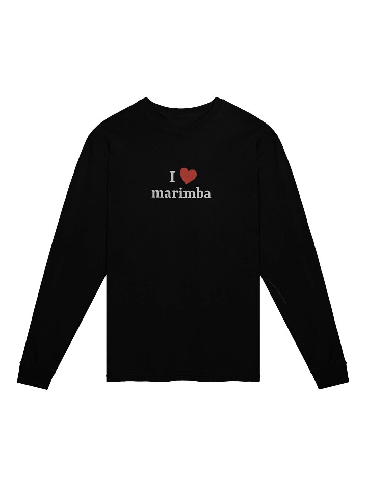 I <3 marimba | long sleeve comfort colors t-shirt product image (1)