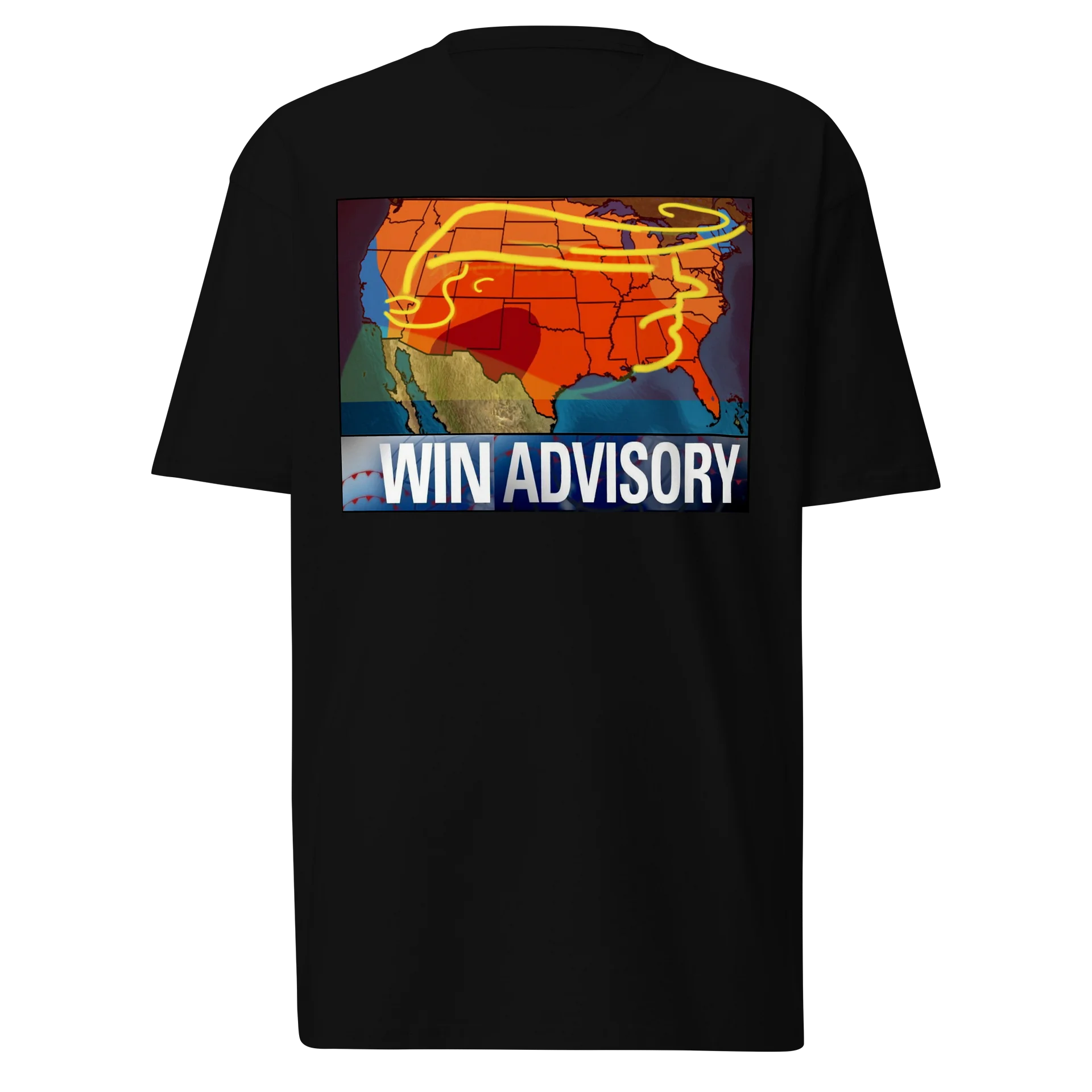 Win Advisory Weather Map Men's Tee product image (1)