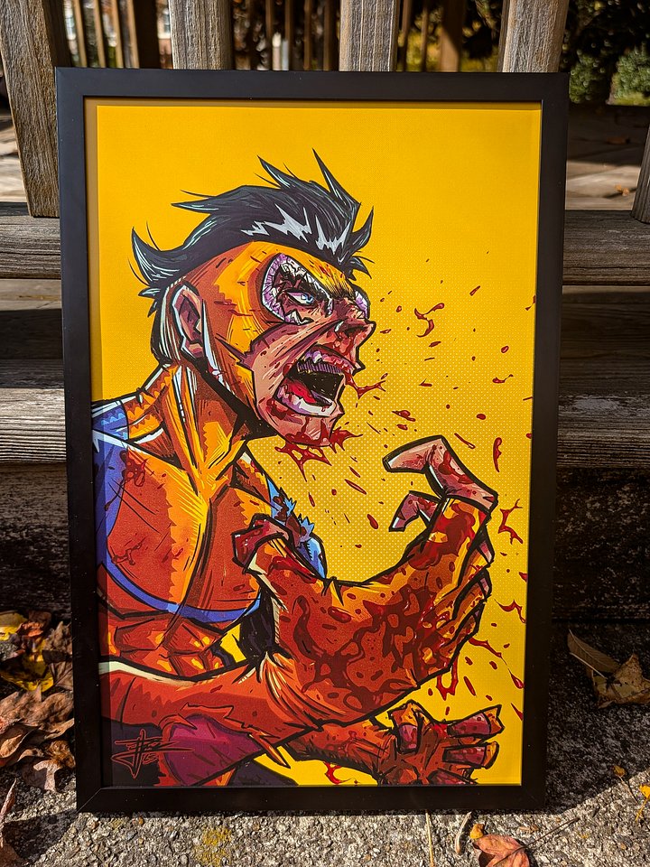 "Bruised, Not Beaten" | Invincible Art Print product image (1)