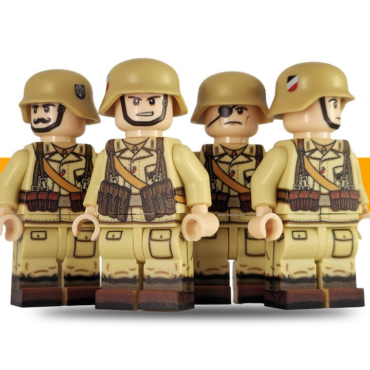 Afrika Korps (DAK) German Squad - WW2 (Compatible) product image (1)