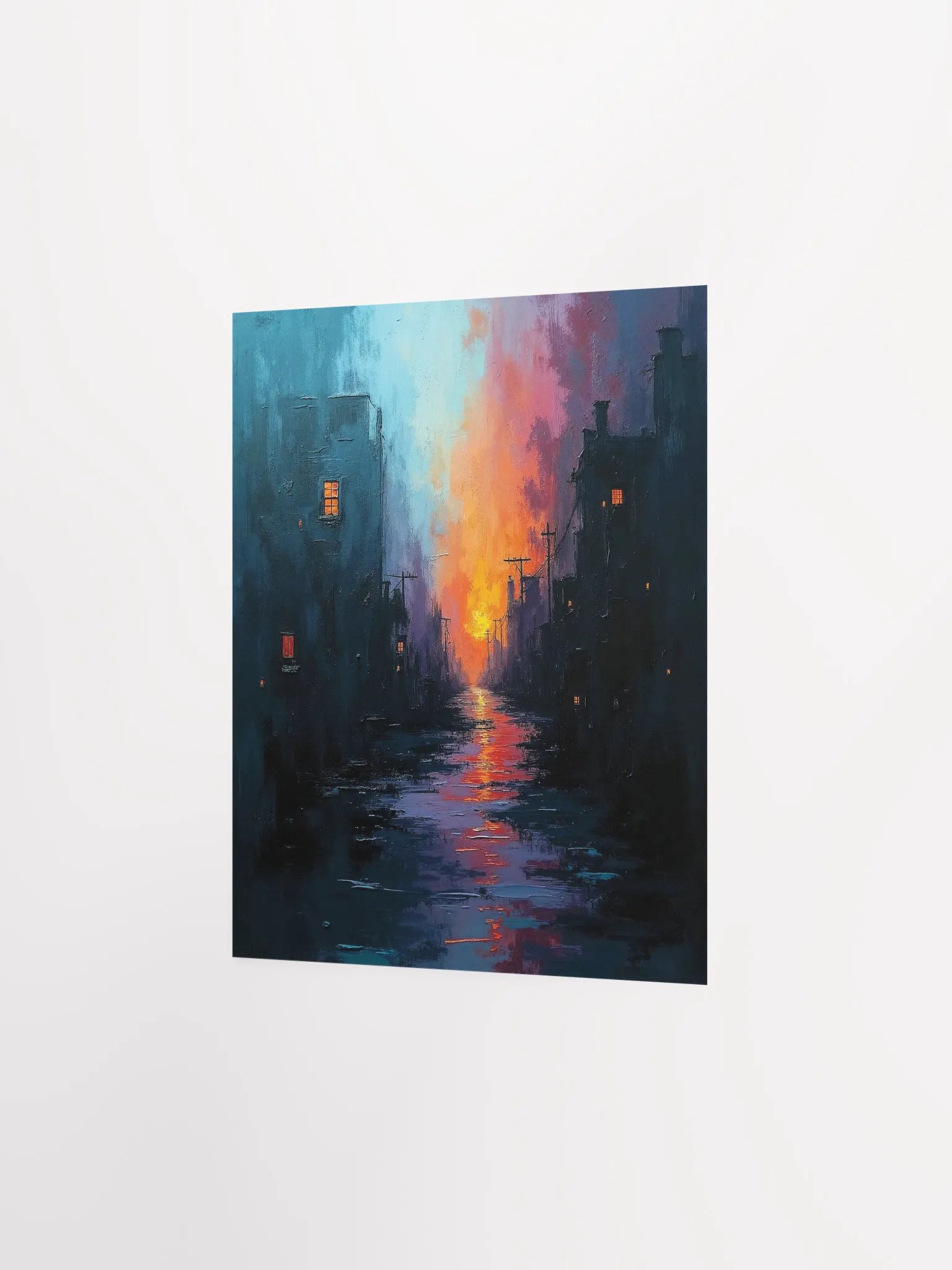 City Sunset Reflection Poster product image (25)