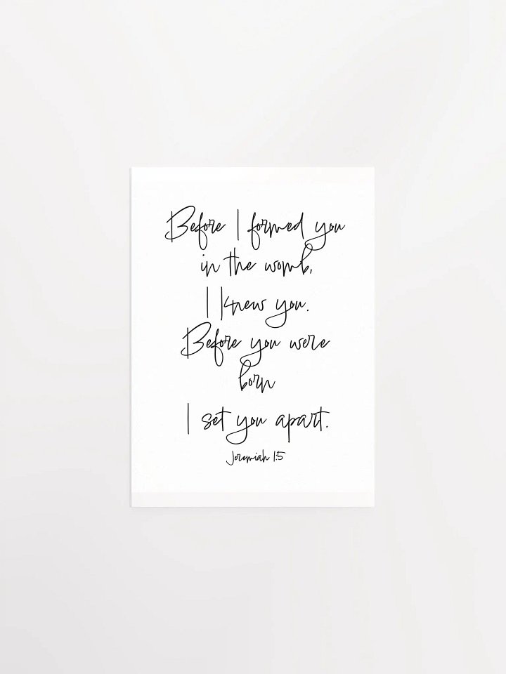 Formed you in the womb - Print product image (1)