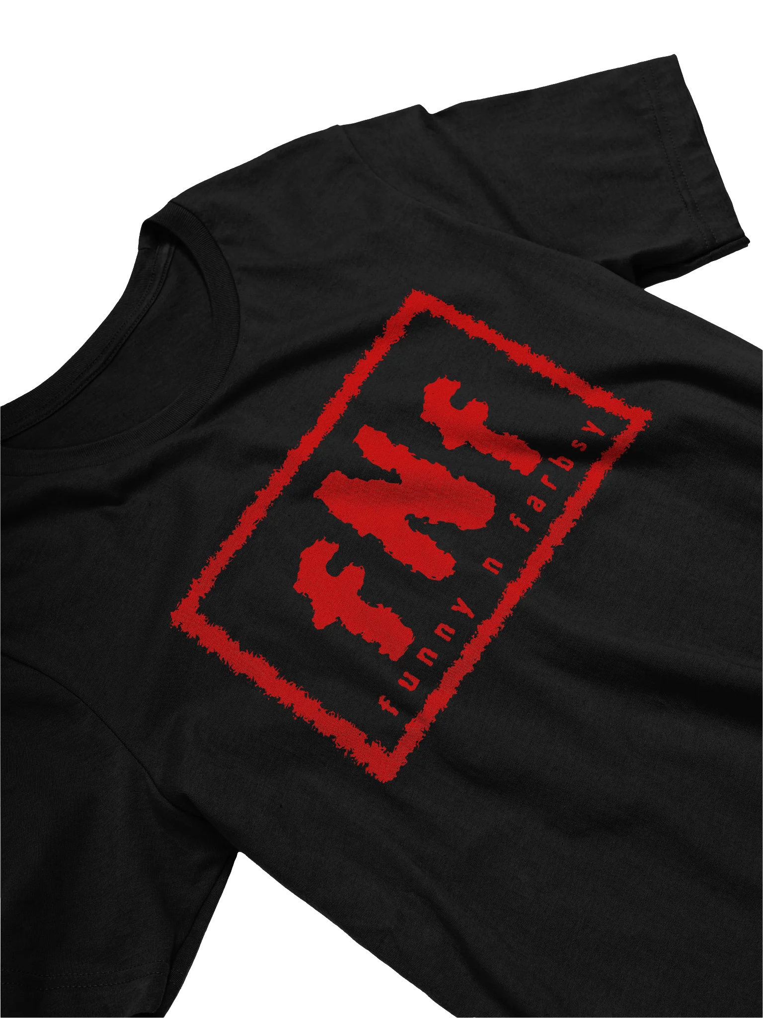 FunnyNFarbsy Invaders Wrestling Shirt (Red Logo) product image (22)