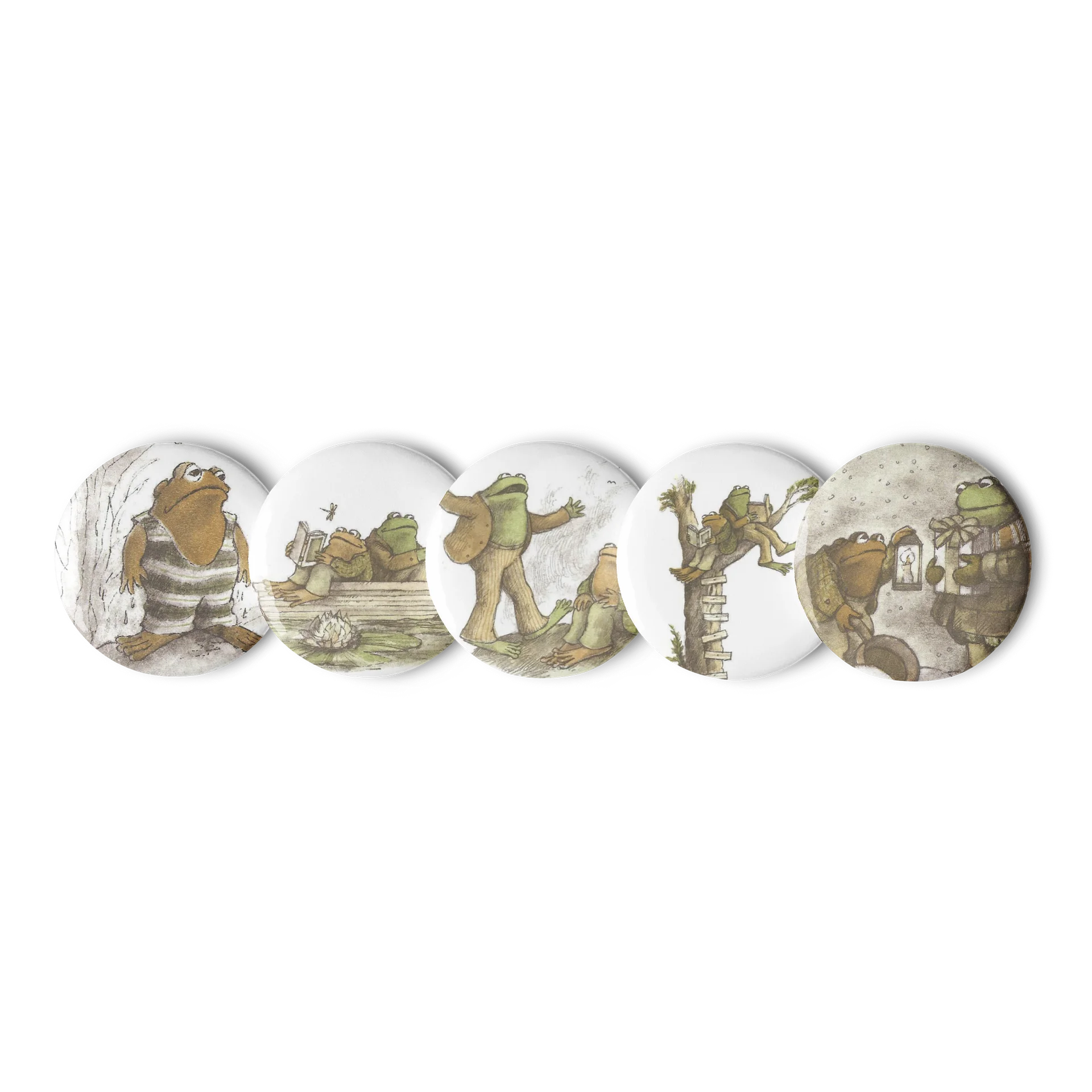 Frog and Toad Pin Set (5 Pcs) product image (1)