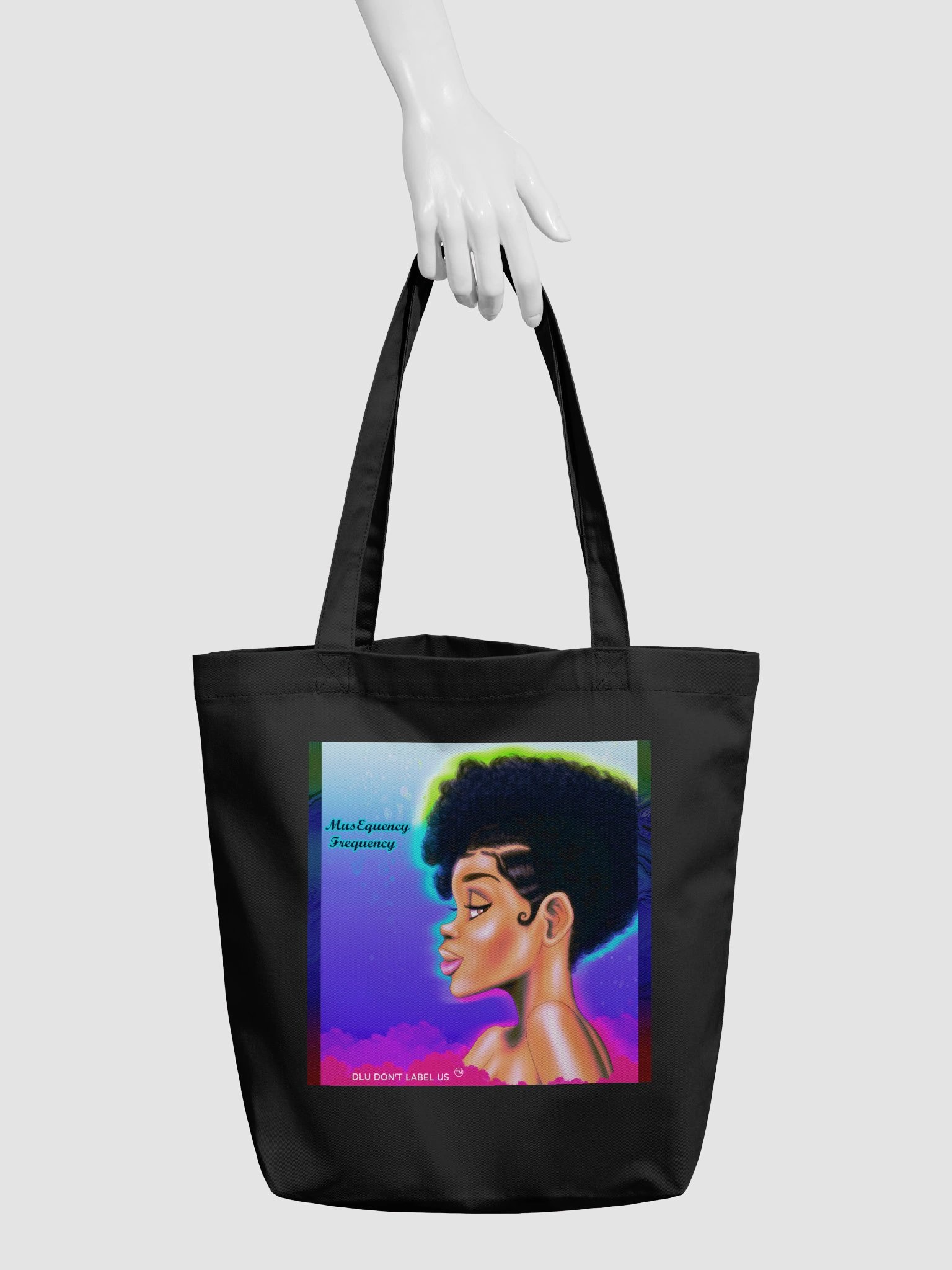 DLU DON’T LABEL US® Curly Swirls Statement Tote product image (3)