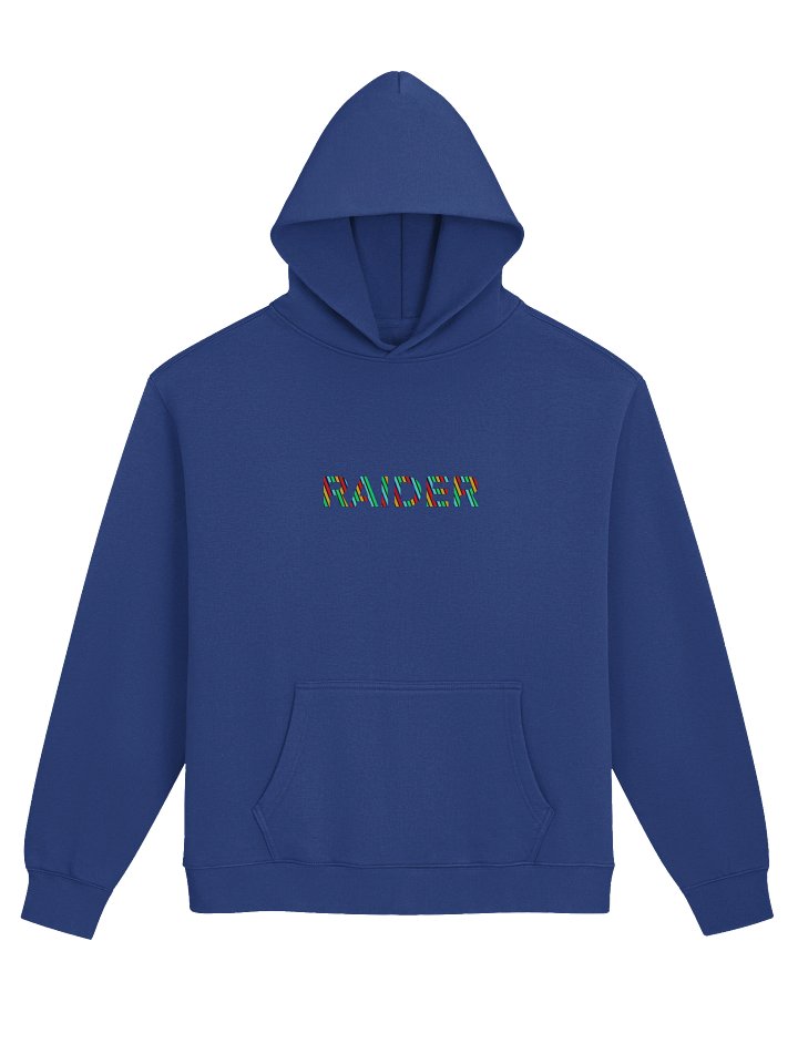 Vibrant RAIDER Stripes Oversized Hoodie product image (1)