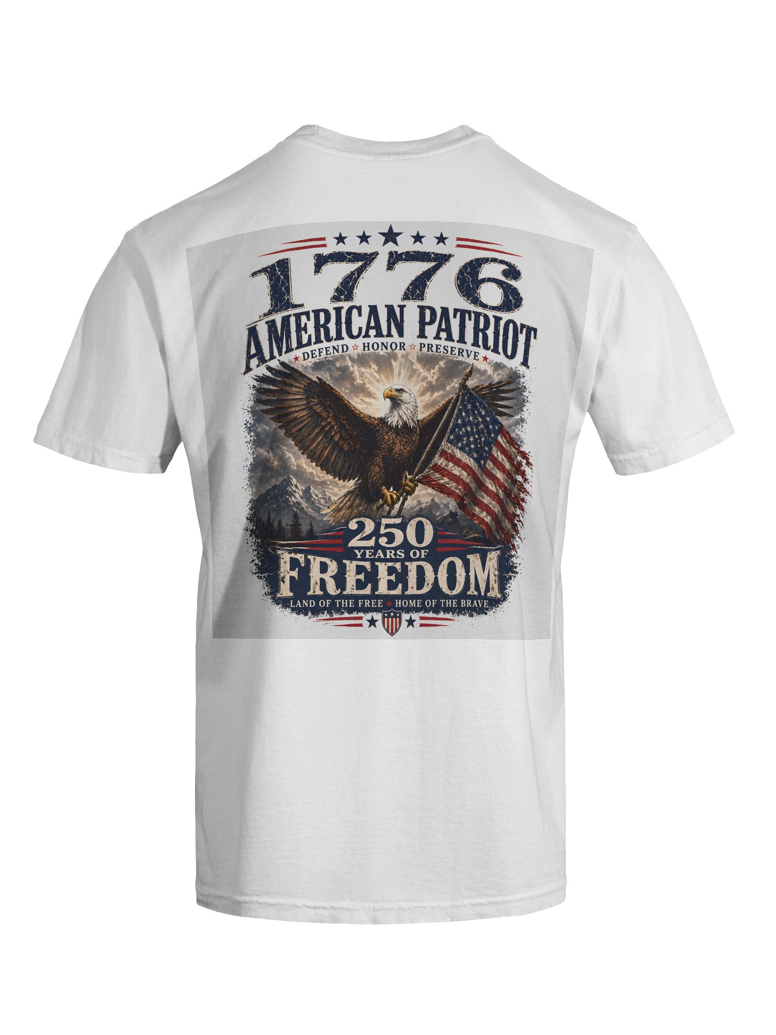 Men’s White Bald Eagle 250 Years product image (1)