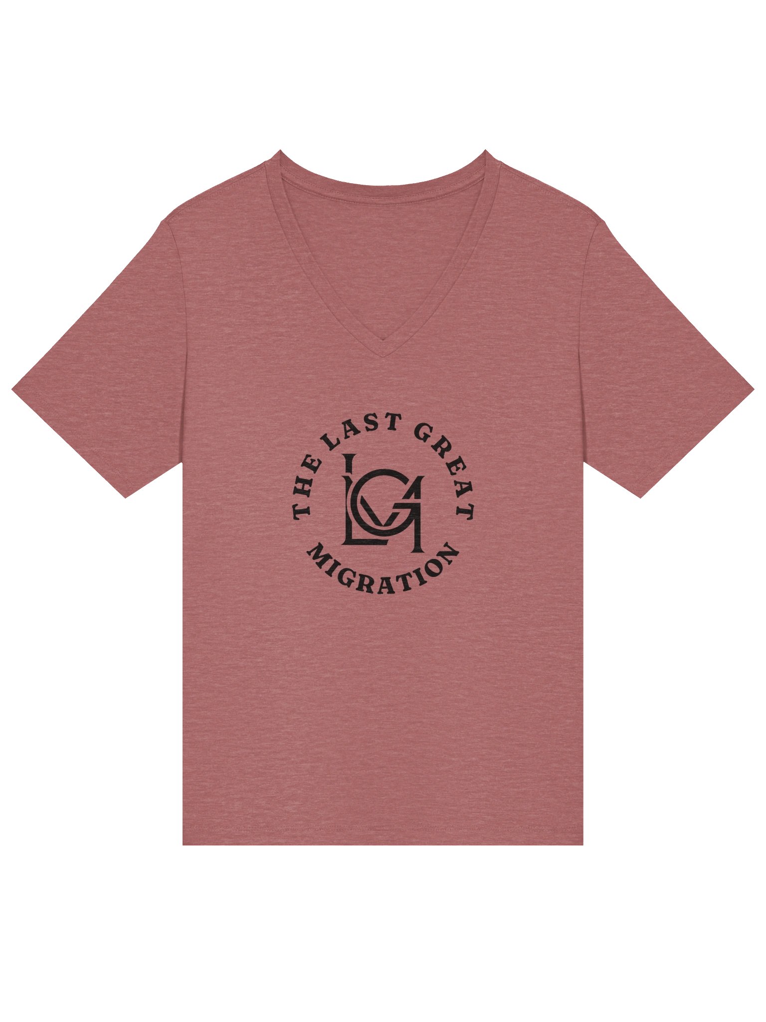 The Emblem V Neck (Women's, Black Logo) product image (1)