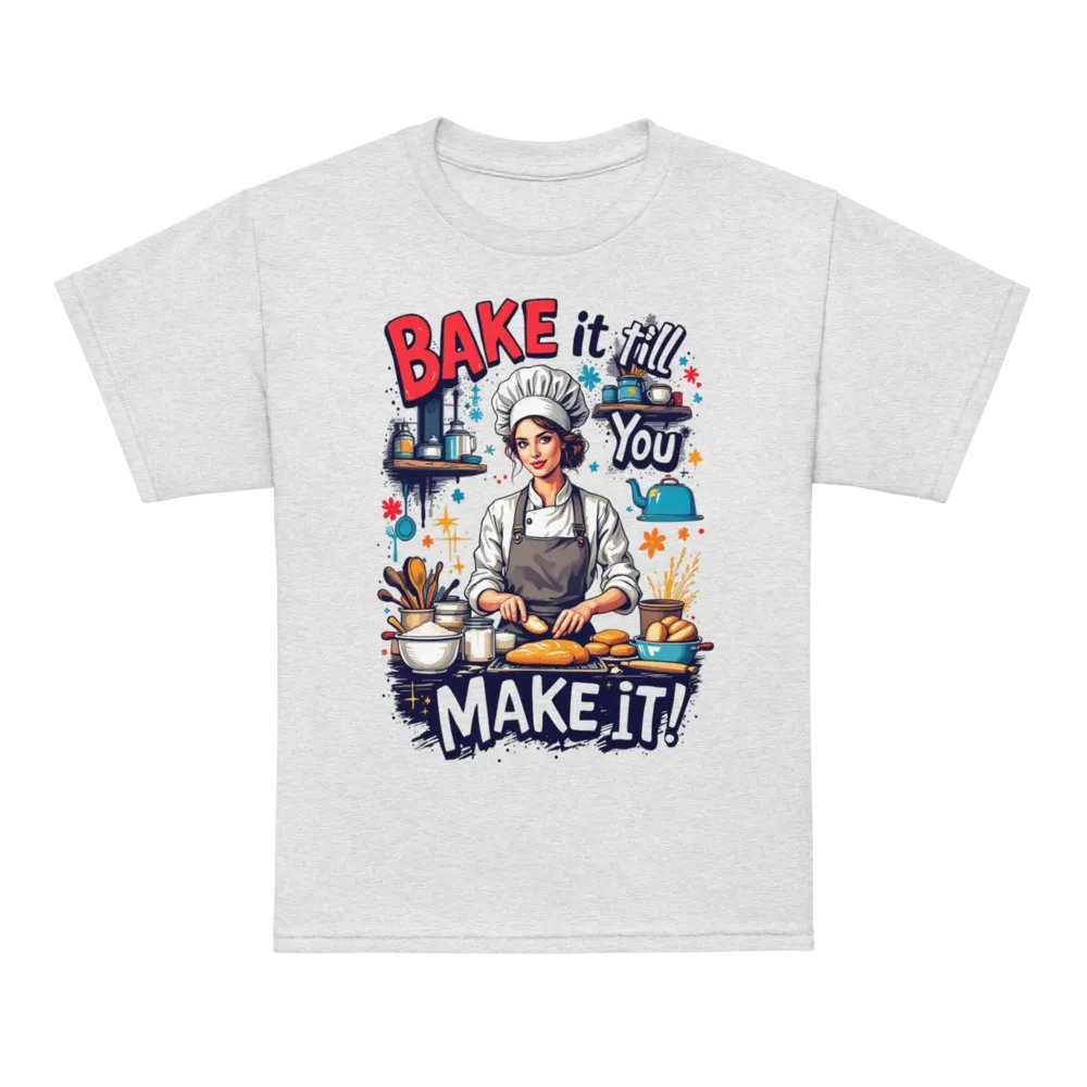 Bake it Till You Make It Youth Sports Tee product image (40)