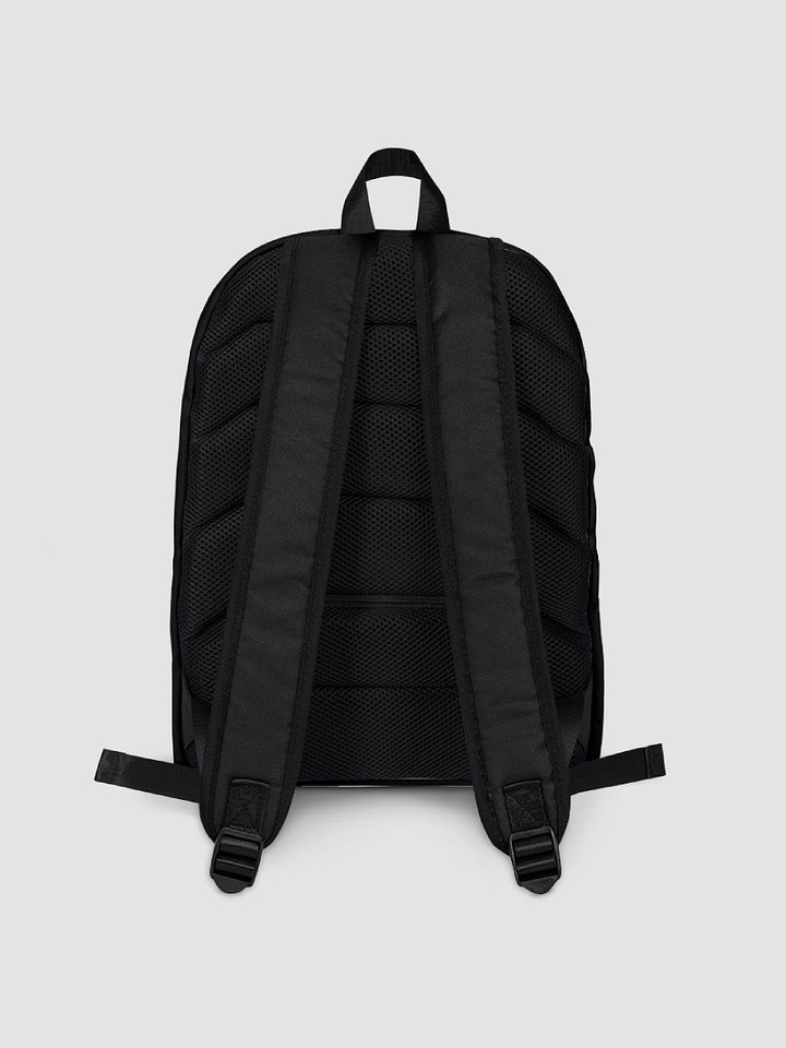 Black Cutesy Graffiti Print Backpack product image (2)